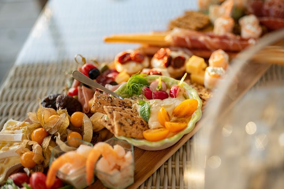 Tapas upon arrival is one of the optional services we offer
