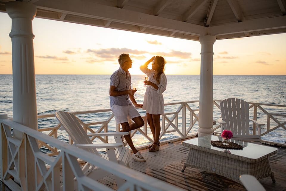 Gazebo at the beach for the best sunsets
