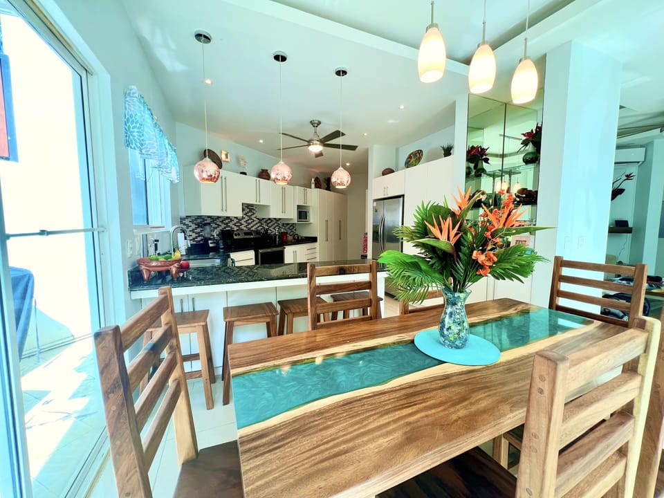 Dining and Kitchen area. 