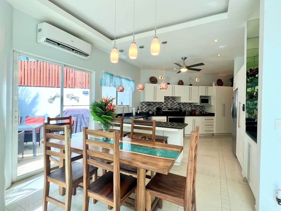 Dining and Kitchen area.