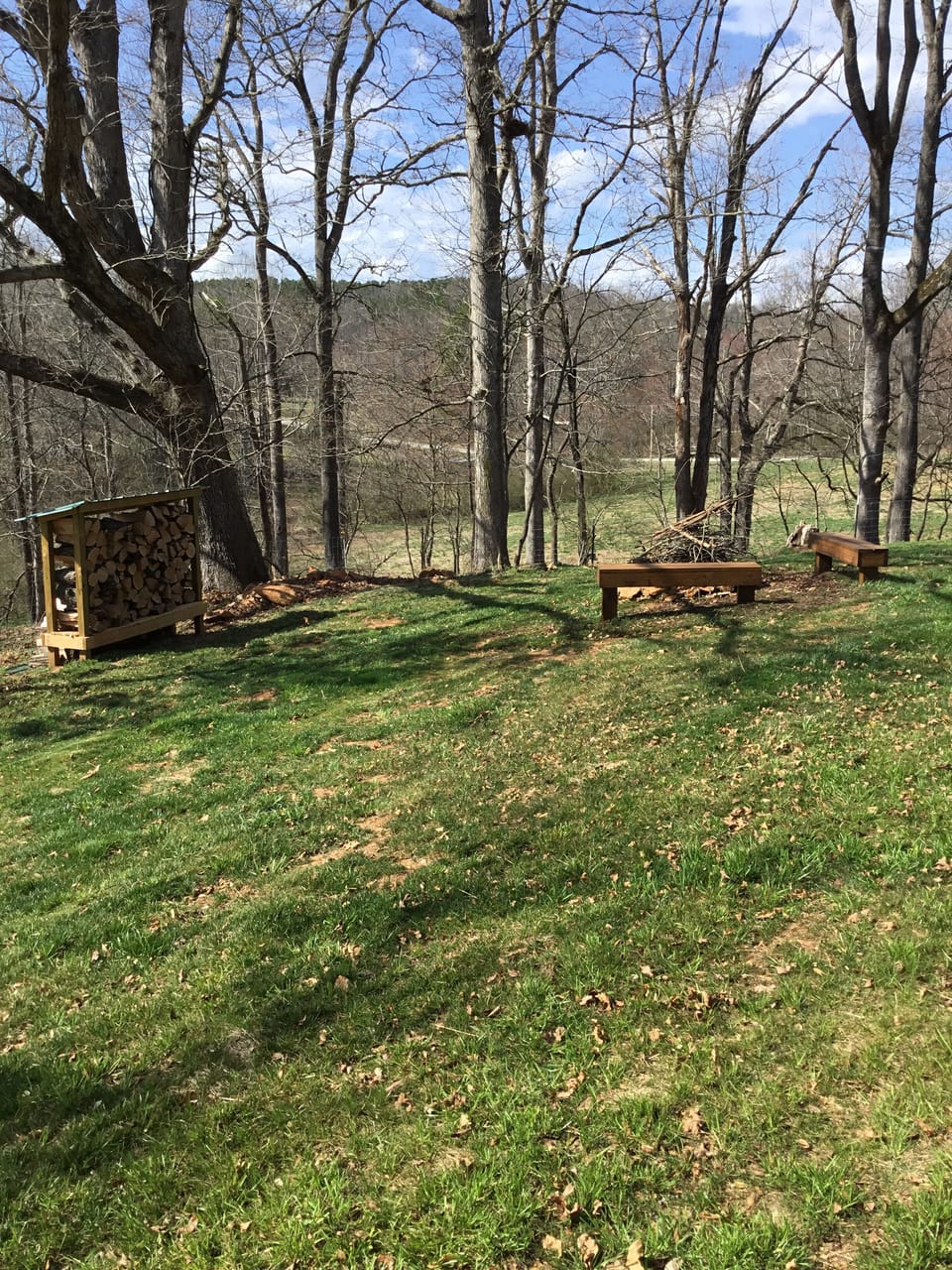 We provide firewood for the firepit  