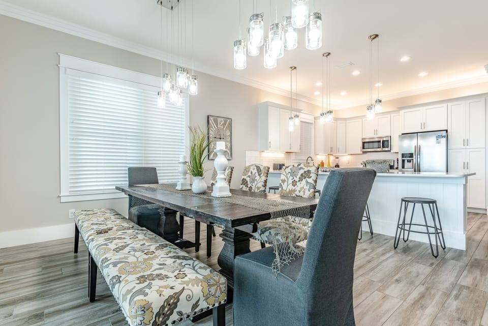 2nd Floor Fully Equipped Kitchen and Dining Area