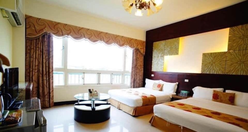 Economy Quadruple Room, 2 Double Beds, Private Bathroom, Tower | Blackout drapes, free WiFi, bed sheets