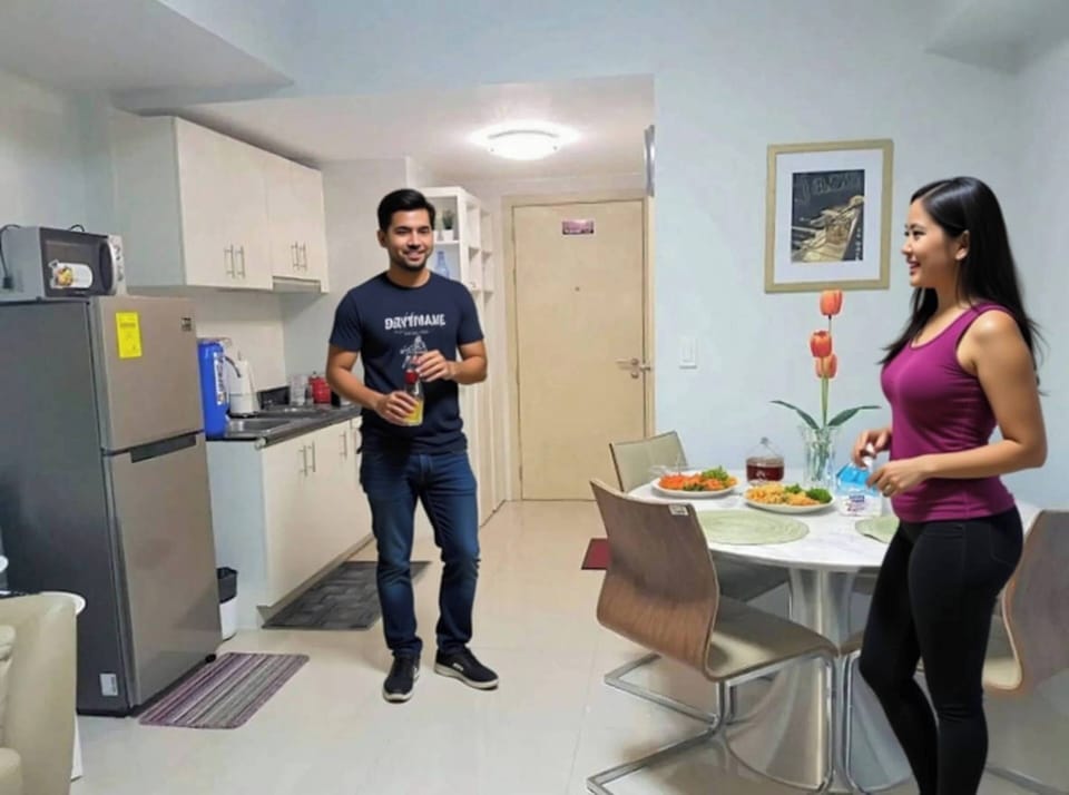 Deluxe Apartment with Balcony, 1 Bedroom | Living area | 42-inch flat-screen TV with digital channels, TV, Netflix