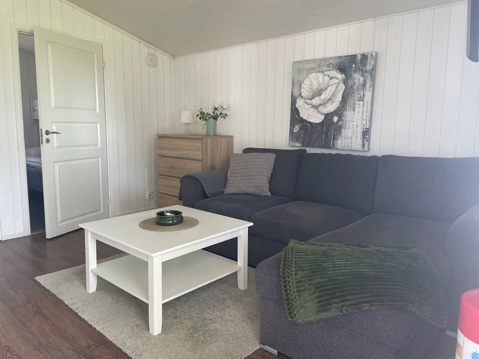 Family Cabin, 2 Bedrooms, Garden Area | Living area | 32-inch Smart TV with cable channels, TV