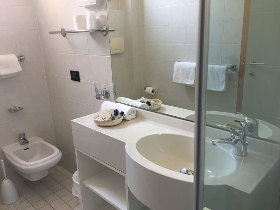 Double or Twin Room, Balcony | Bathroom | Shower, free toiletries, hair dryer, bidet