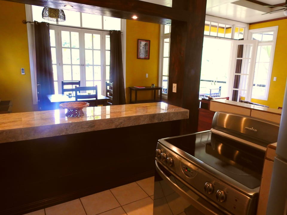 Comfort Apartment, 1 Bedroom, Mountain View | Private kitchenette | Fridge, microwave, oven, stovetop