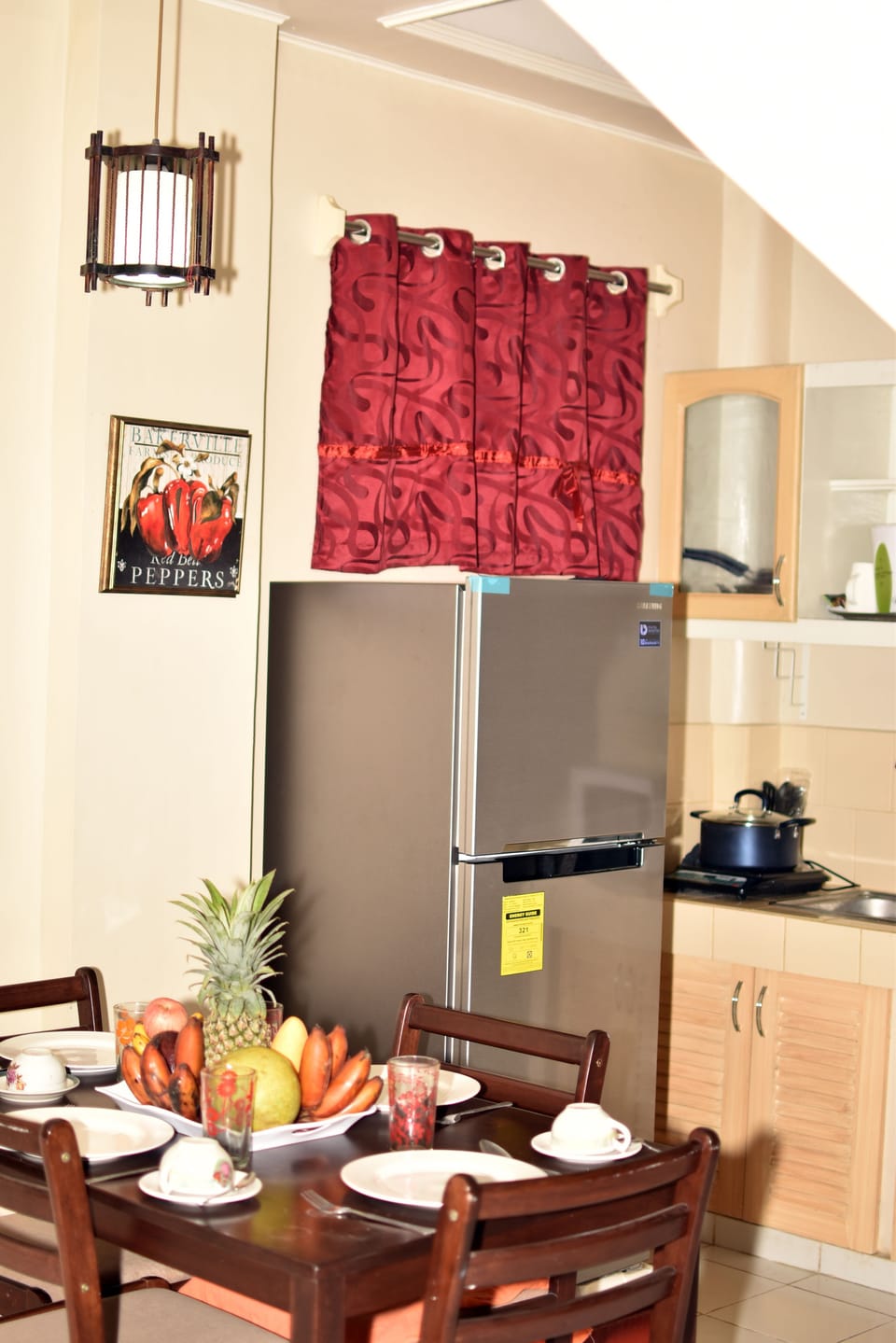 Family Townhome with Suite Rooms | Private kitchen | Microwave, coffee/tea maker, electric kettle