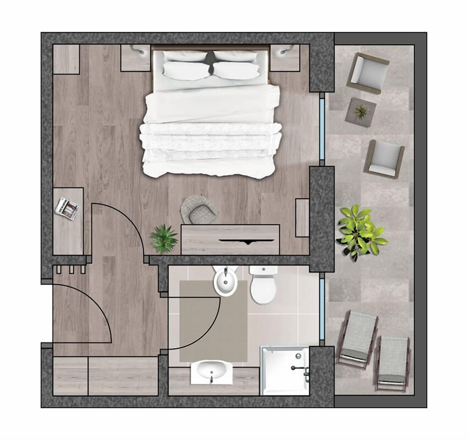 Basic Double Room | Minibar, in-room safe, free WiFi, bed sheets