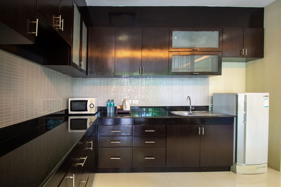 Villa, 1 Bedroom, Private Pool | Private kitchen | Fridge