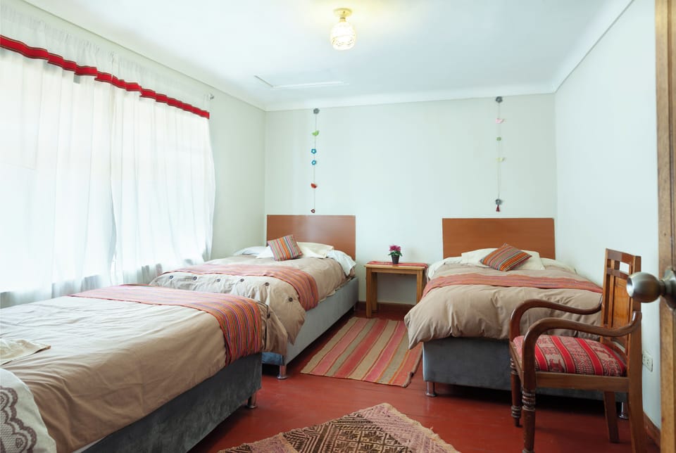Free WiFi, bed sheets