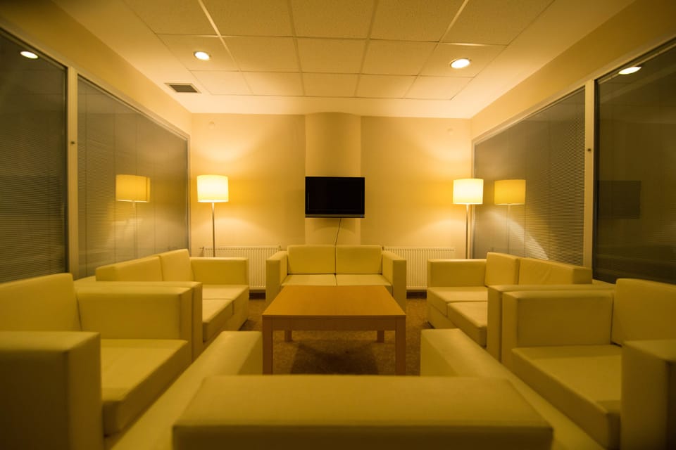 Lobby sitting area
