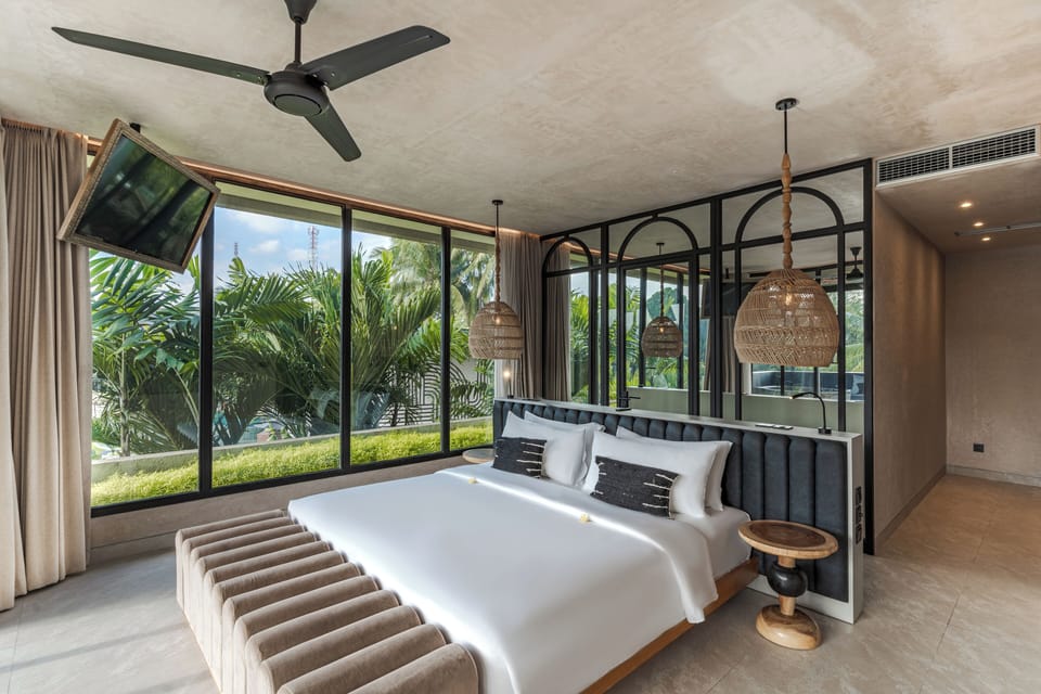 Stay Human Suite | Premium bedding, in-room safe, free WiFi, bed sheets