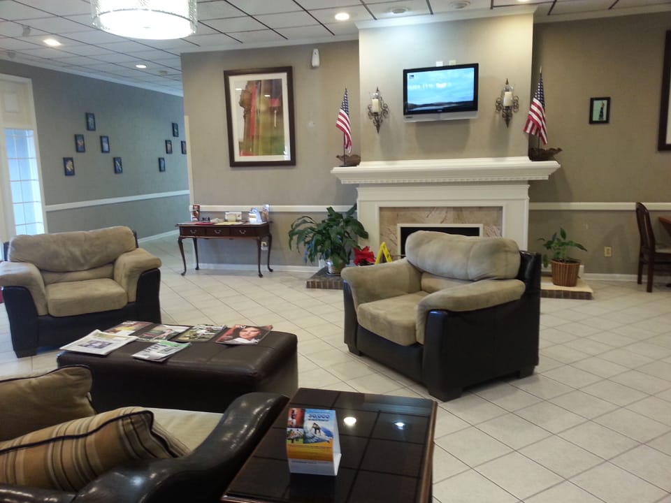 Lobby sitting area