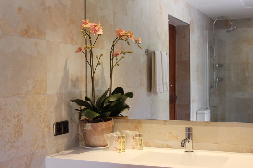 Double Room, Terrace | Bathroom sink