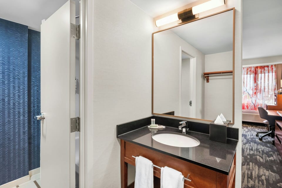 In-room safe, desk, blackout drapes, iron/ironing board