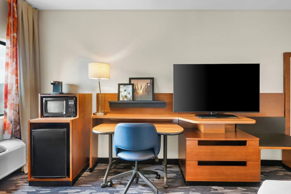 In-room safe, desk, blackout drapes, iron/ironing board