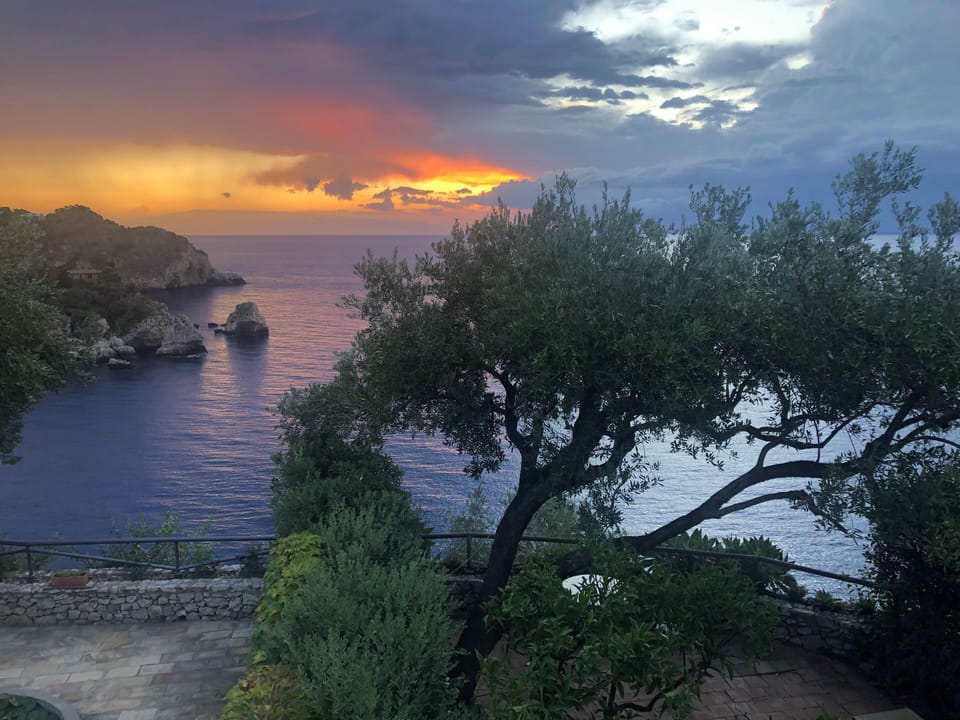 Sunrise from the 1st floor balcony