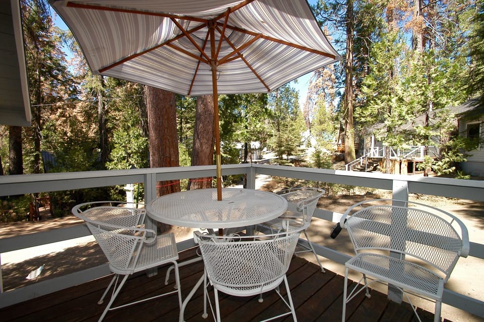 Patio outside the sliding glass door