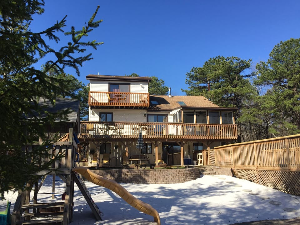 10 Tons of sand was recently added. Entire yard is filled with fine, white sand. 