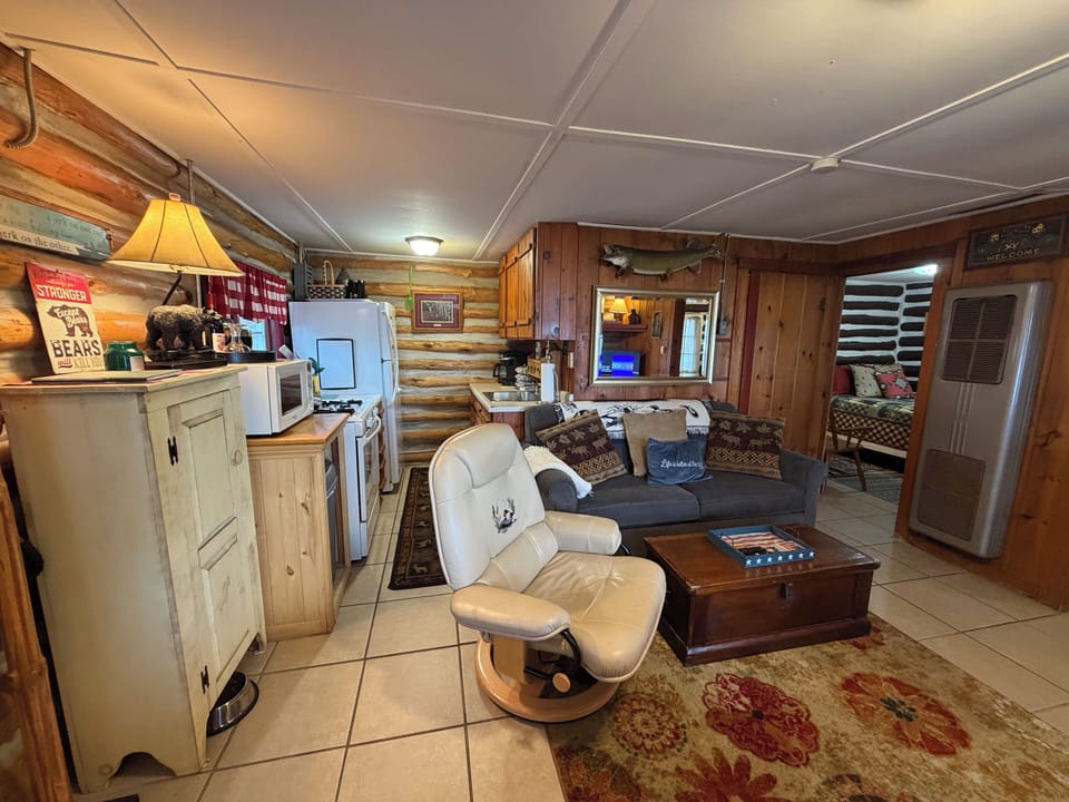 The cabin has everything you'll need for your Northwoods vacation on the lake!