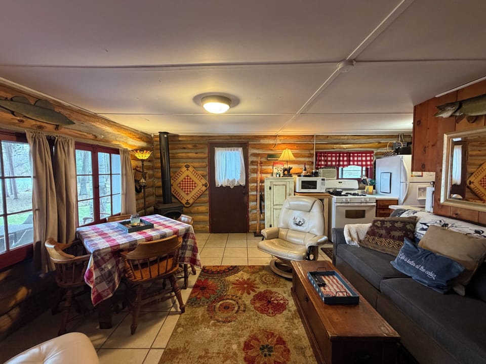 The cabin has everything you'll need for your Northwoods vacation on the lake!