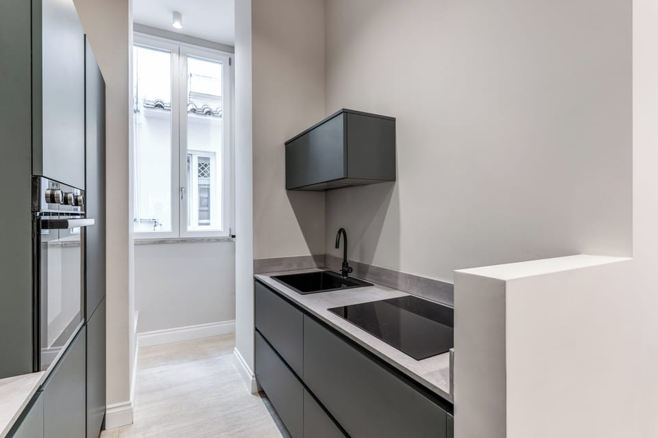 Luxury Apartment, Terrace, Annex Building (No elevator - 1st floor) | Private kitchen | Espresso maker, coffee/tea maker, electric kettle