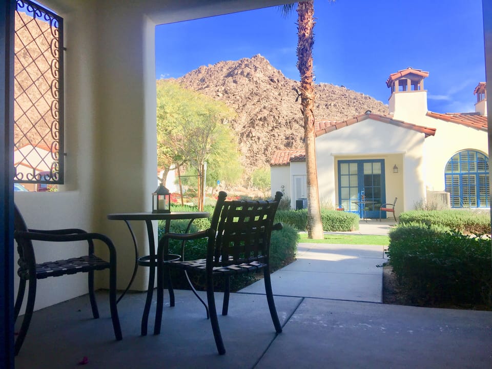 Private Patio and view from Suite