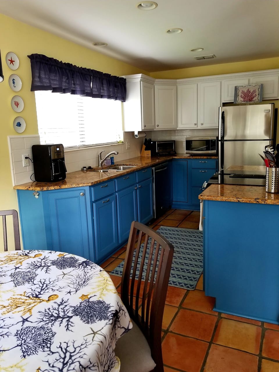 Well appointed kitchen with everything you need to prepare a meal or snack. 