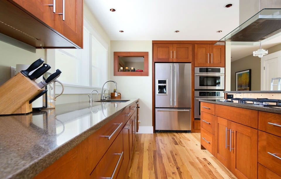 Newly remodeled kitchen with all JennAir appliances