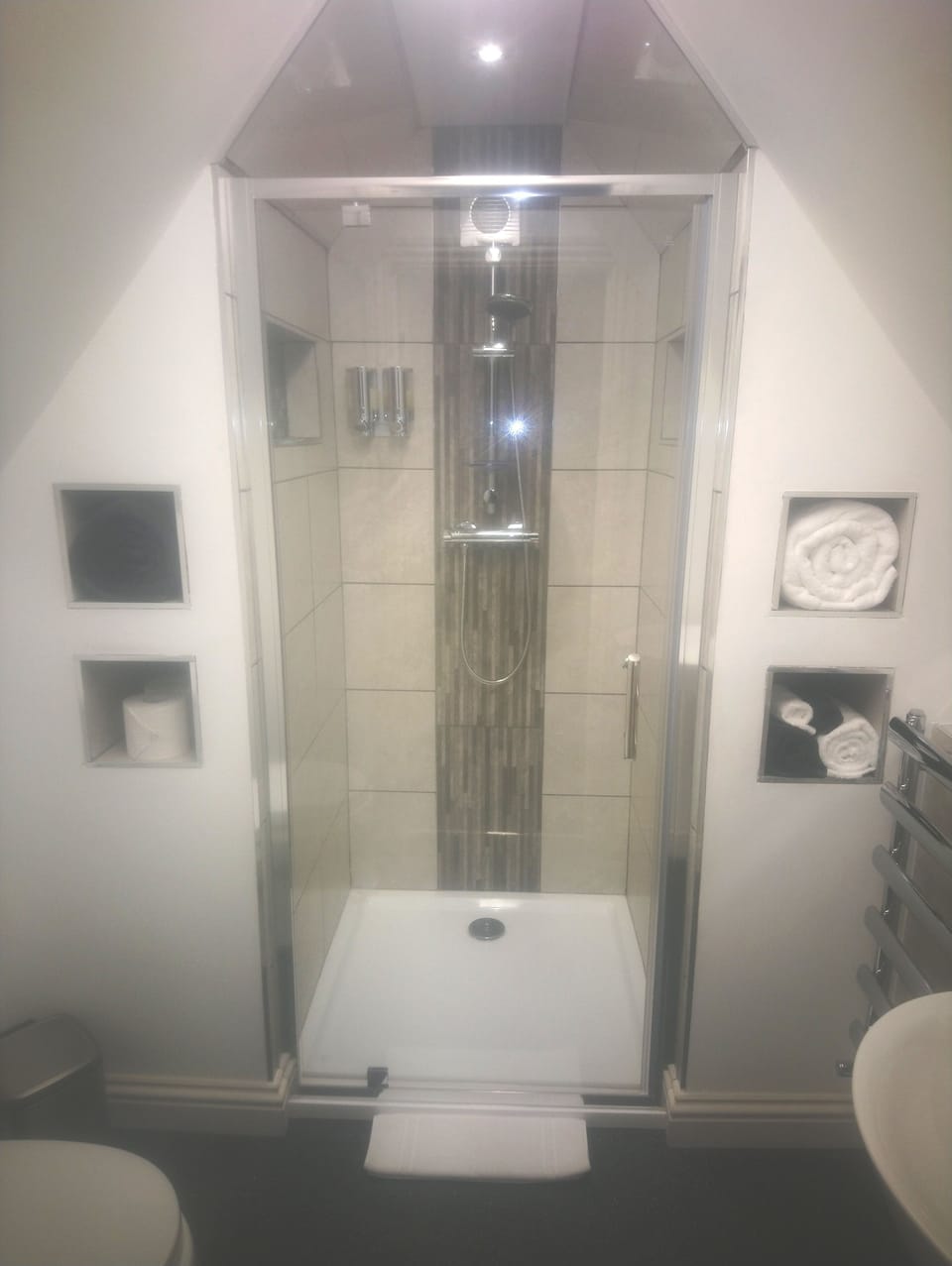 Superior Double Room, 1 King Bed (Room 8) | Bathroom shower