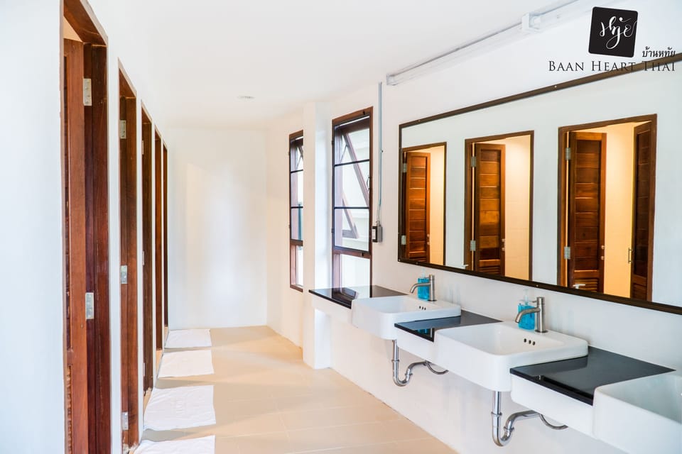 10-Bed Female Dormitory With Shared Bathrooms | Bathroom sink