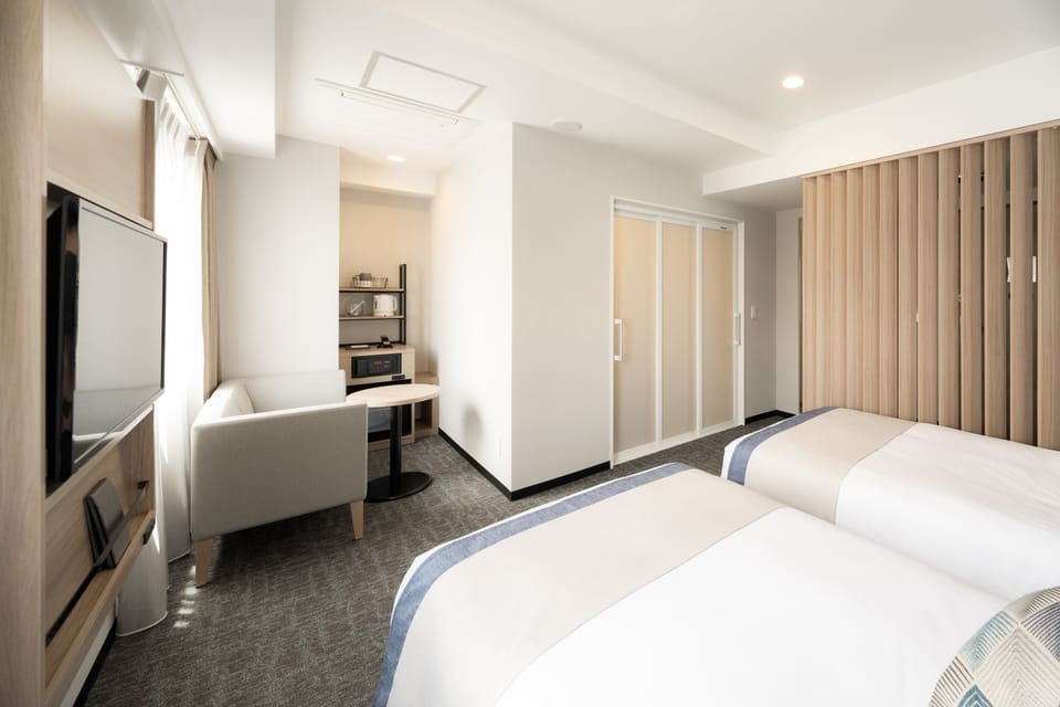 Twin Room | In-room safe, blackout drapes, iron/ironing board (on request)