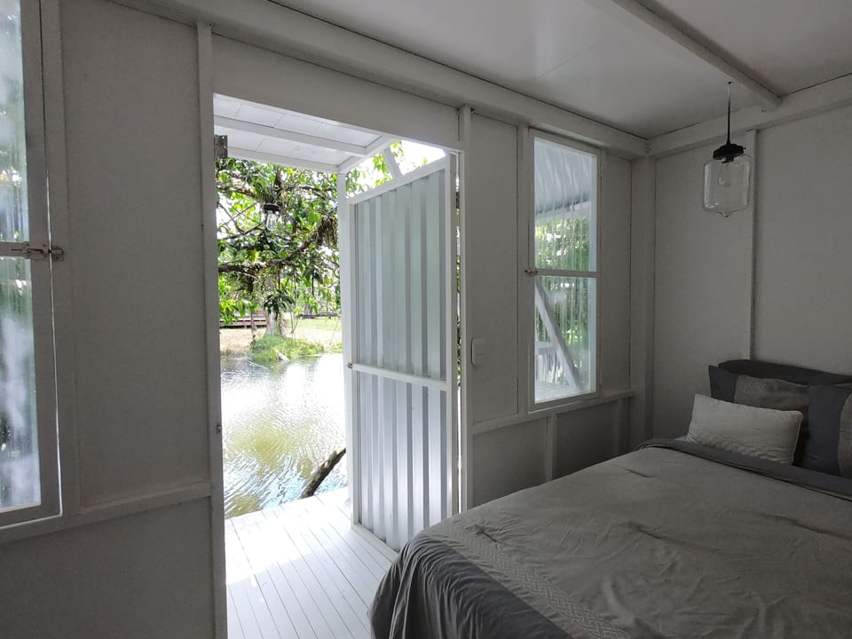 Basic Double Room Single Use, 1 Queen Bed, River View, Overwater | Premium bedding, in-room safe, WiFi (free)