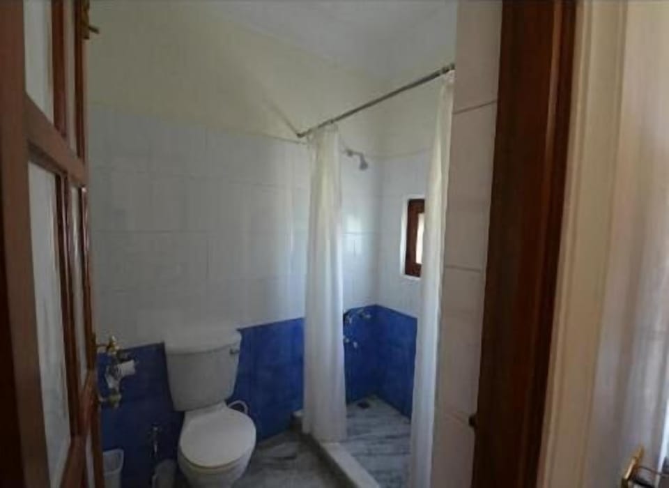 Separate tub and shower, free toiletries, hair dryer, bathrobes