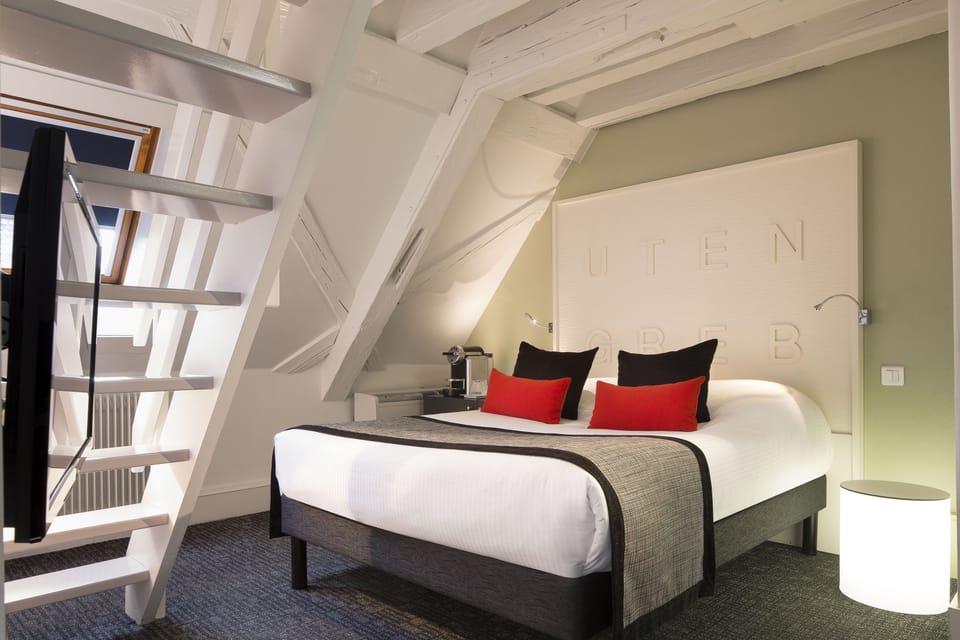 Room, under the roof, stairs access, duplex bathroom in some rooms | Premium bedding, minibar, in-room safe, individually decorated