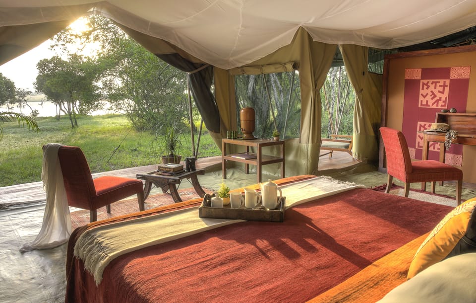 Luxury Tent | Premium bedding, down comforters, bed sheets