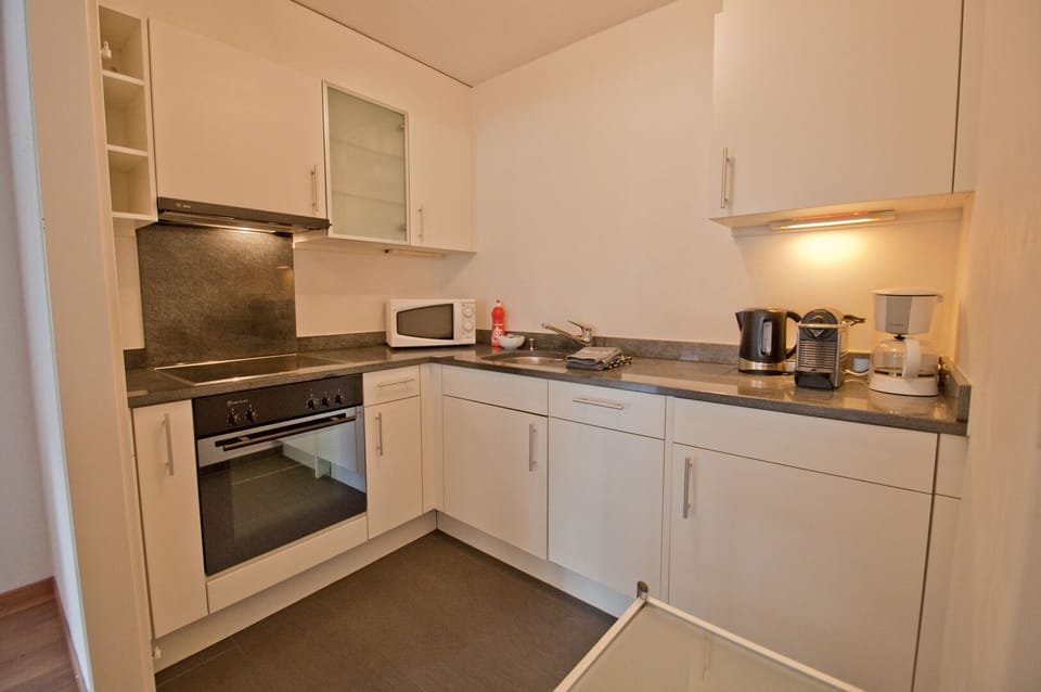 Apartment, 1 Bedroom | Private kitchen | Fridge, oven, stovetop, espresso maker