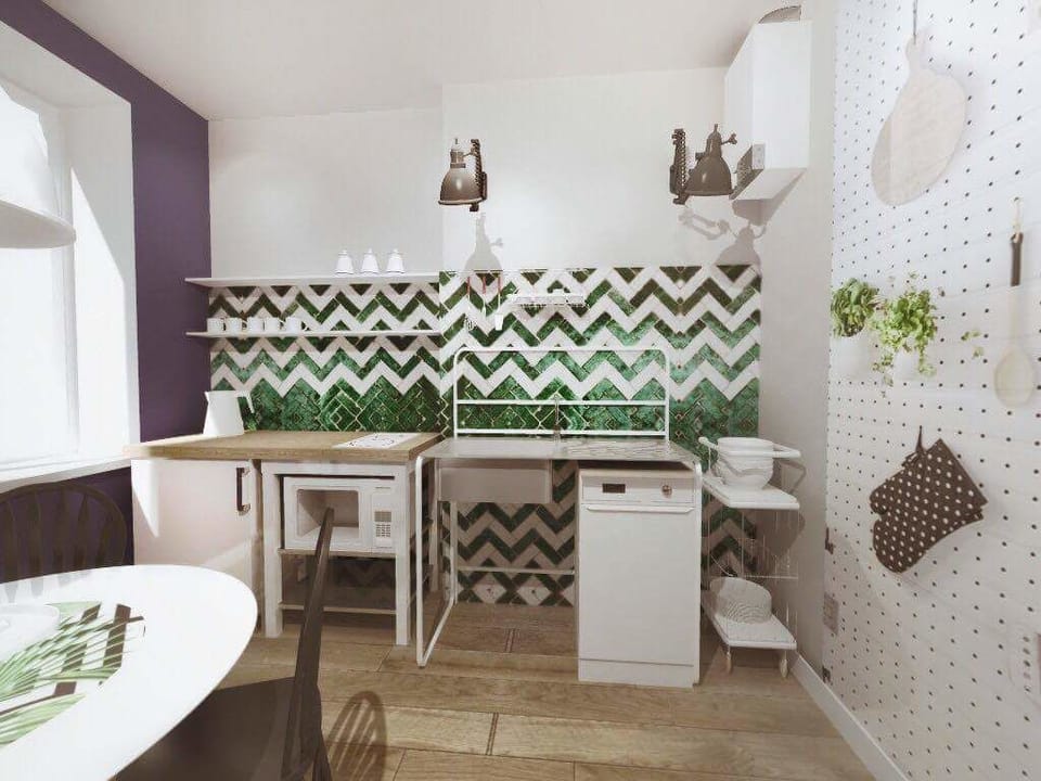 Comfort Apartment, 2 Bedrooms, Hill View, Slope side | Private kitchen | Fridge, microwave, stovetop, dishwasher