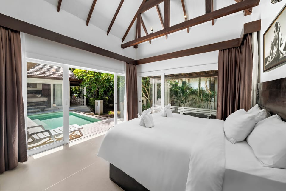 Two bedroom Family Pool Villa | Premium bedding, minibar, in-room safe, blackout drapes