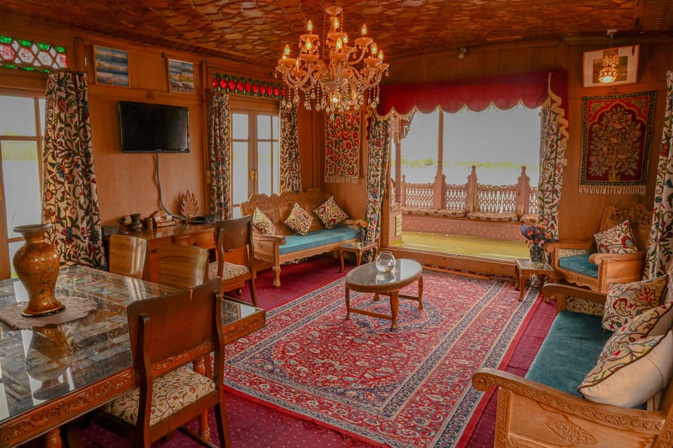 Premier Double Room, 1 Bedroom, Lake View | Living area | 32-inch LED TV with satellite channels, TV