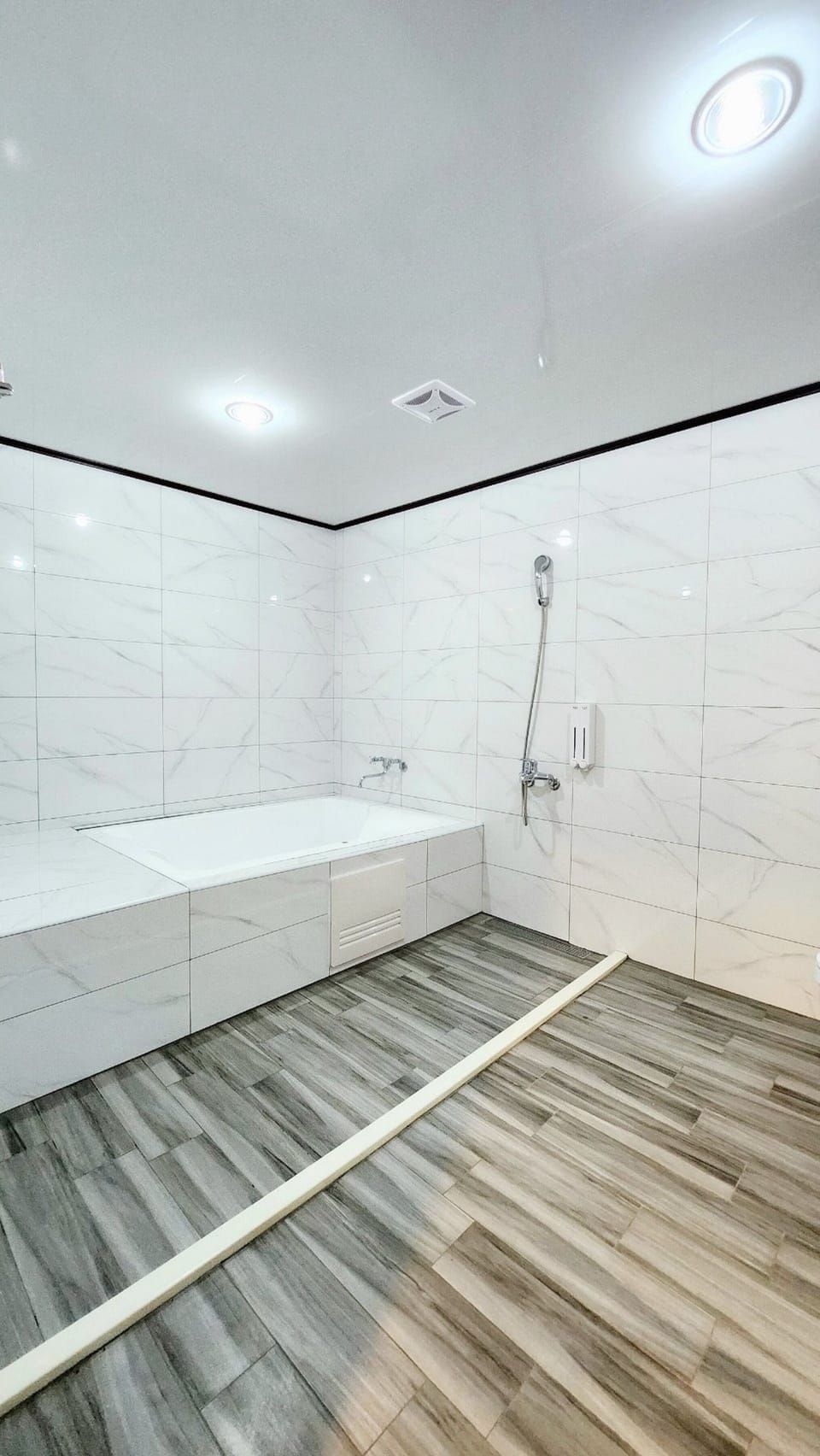 Gallery Quadruple Room, Bathtub | Bathroom | Free toiletries, hair dryer, slippers, shampoo