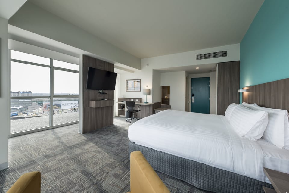 Standard Room, 1 King Bed (Airport View) | View from room
