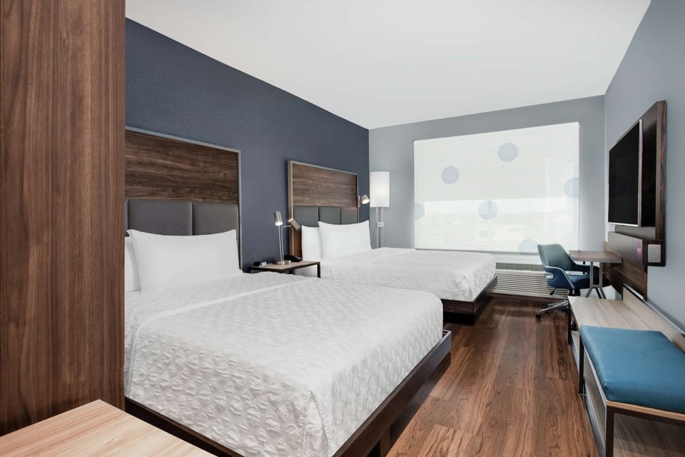 Room, 2 Queen Beds | Egyptian cotton sheets, premium bedding, pillowtop beds, desk