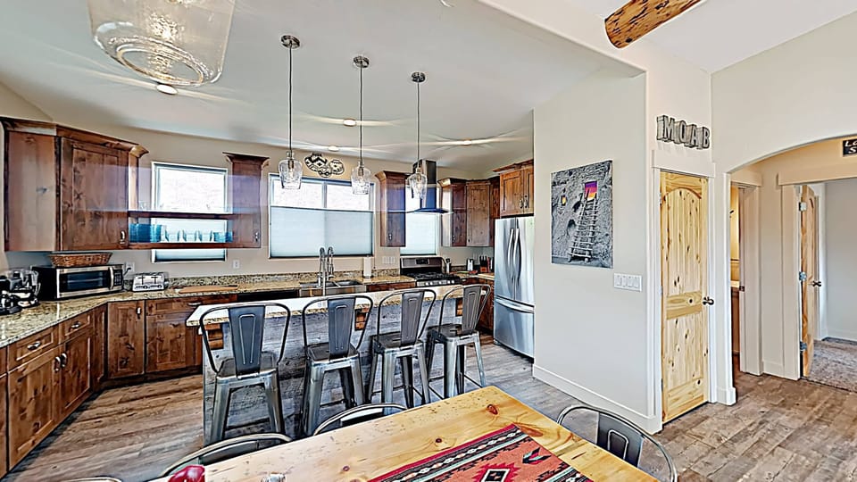Upstairs dining area