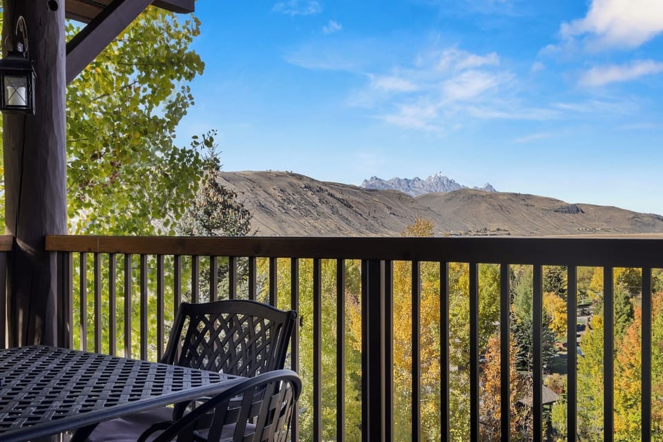 Patio with Teton Views