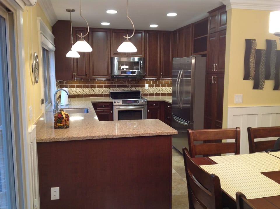 Kitchen is completely remodeled, all new Appliances, Cabinets and Granite Tops