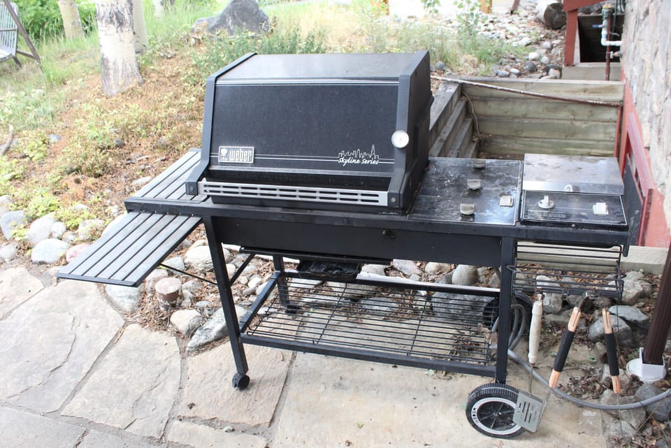 Natural gas grill