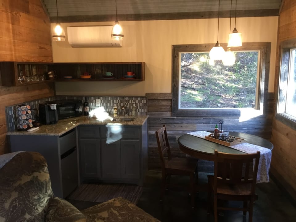 Kitchenette and coffee bar