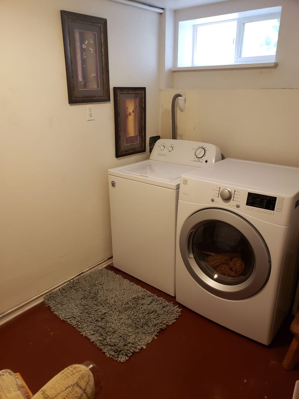 Shared laundry facilities, lower level